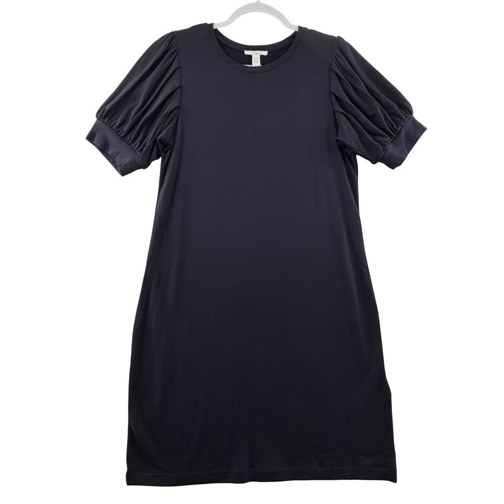 Daily‎ Ritual Supersoft Terry Puff Sleeve T-Shirt Dress Women S Dark Navy Casual